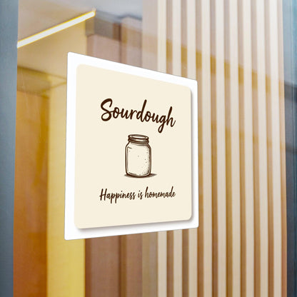 Sourdough Happiness Is Homemade Decal for Baking Lovers - Even Keel LLC