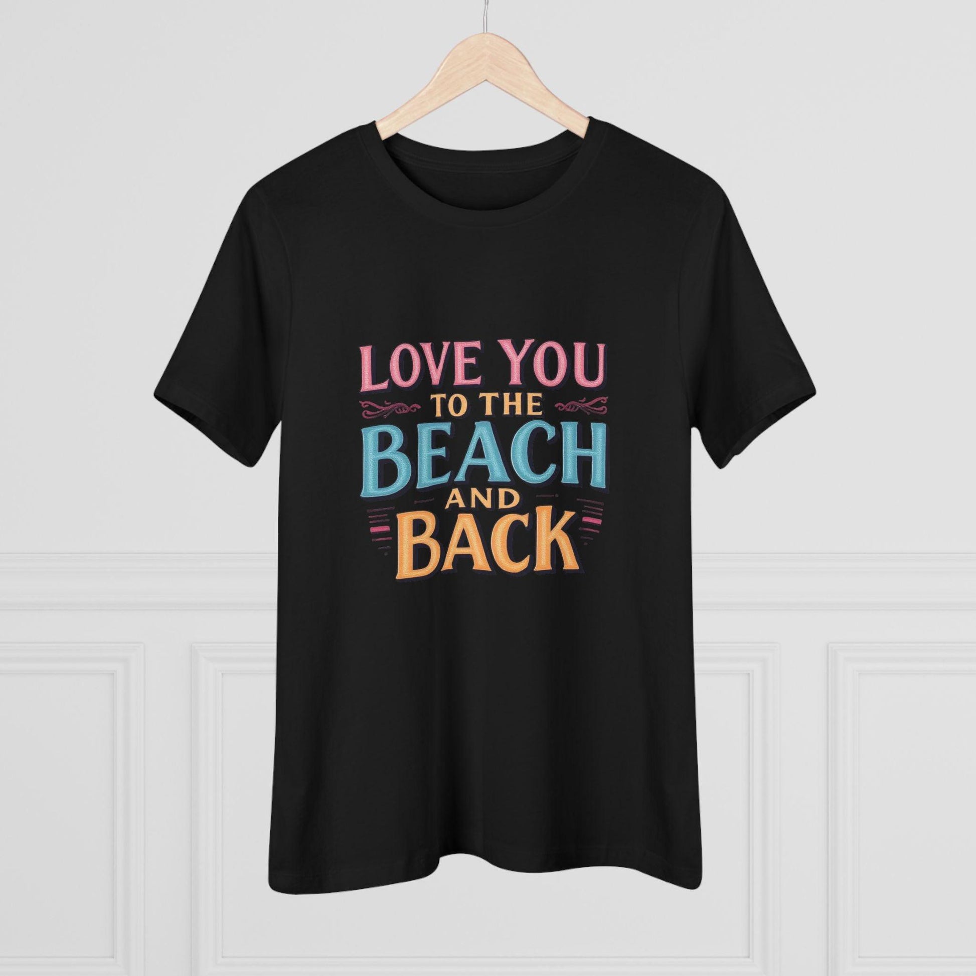 Women's Beach Lovers Cotton Tee - Love You to the Beach - Even Keel LLC