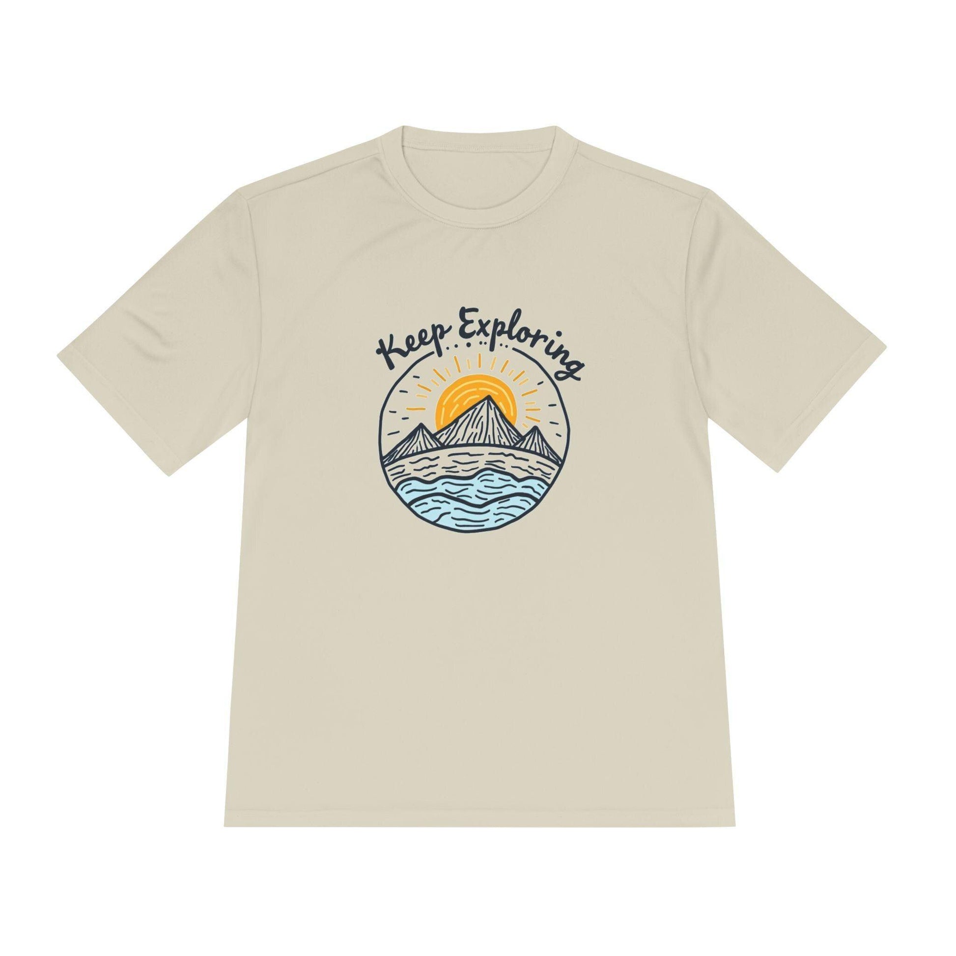 Keep Exploring T Shirt Quick Dry Unisex Adventure Tee.