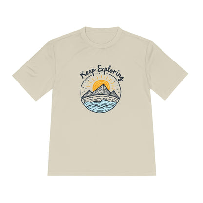 Keep Exploring T Shirt Quick Dry Unisex Adventure Tee - Even Keel LLC