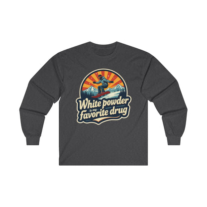 Witty Snowboarding Long Sleeve Tee for Winter Sports Wear - Even Keel LLC