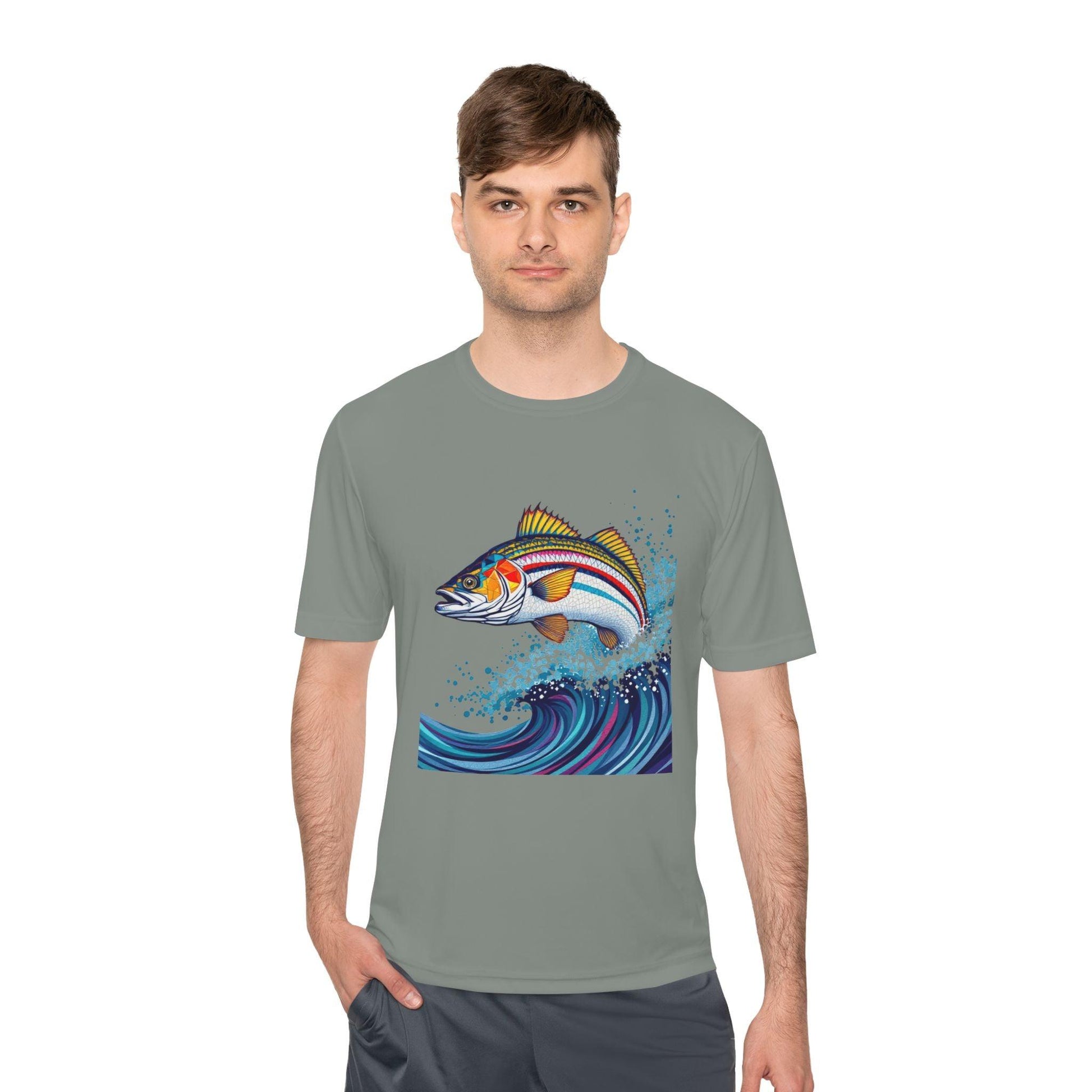 Catch of the Day Unisex Moisture Wicking Tee for Fishing - Even Keel LLC