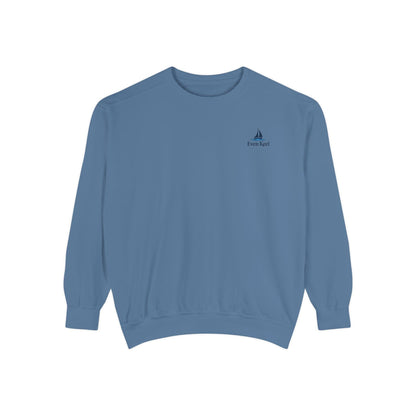 Beach Life Unisex Sweatshirt Reverse Printed for Comfort - Even Keel LLC