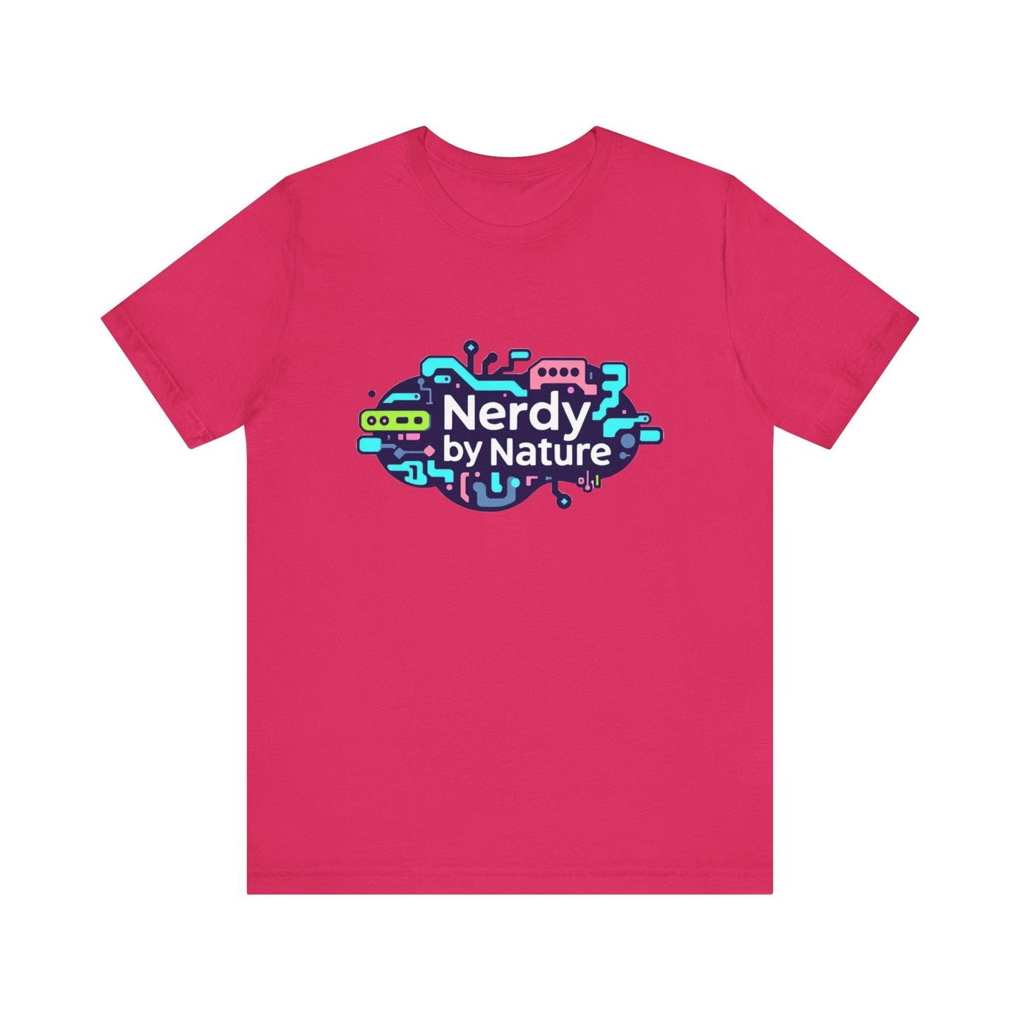 Nerdy by Nature Unisex Tee - Fun Geeky Graphic T-Shirt for Casual Wear - Even Keel LLC