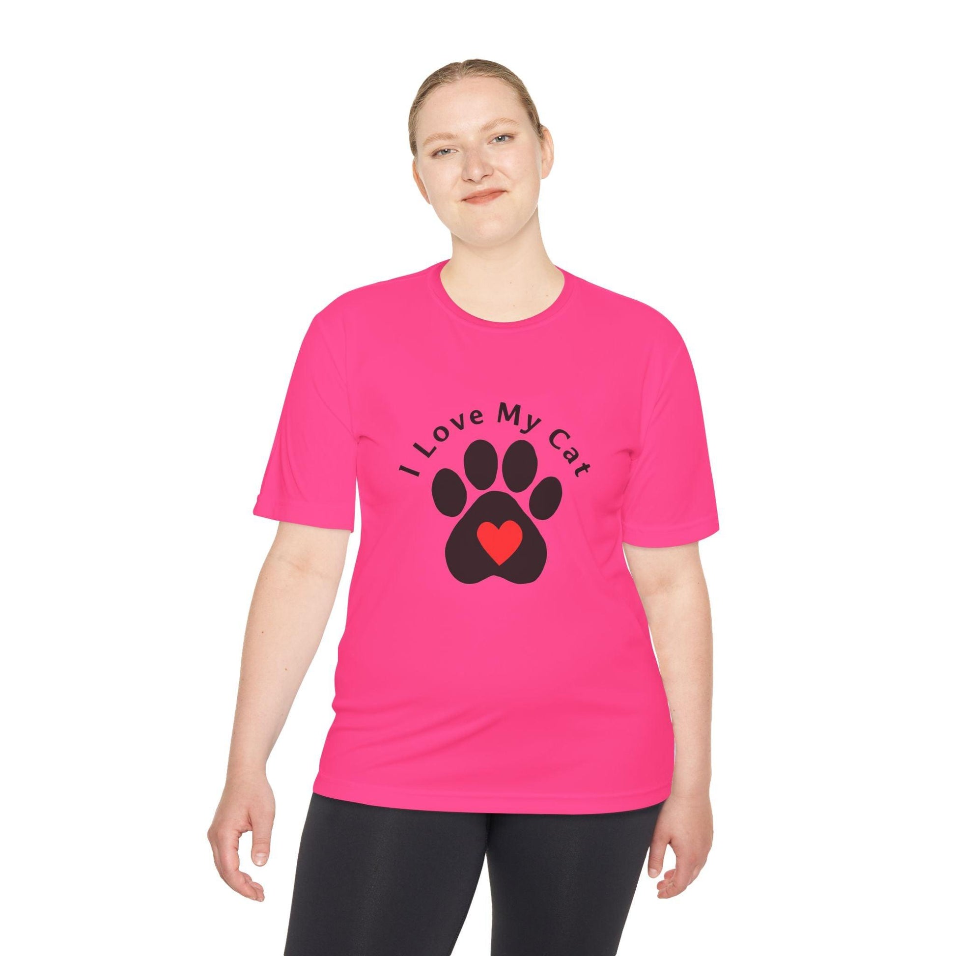 Cat Lover Moisture Wicking Tee for Cat Enthusiasts Apparel - Even Keel LLC