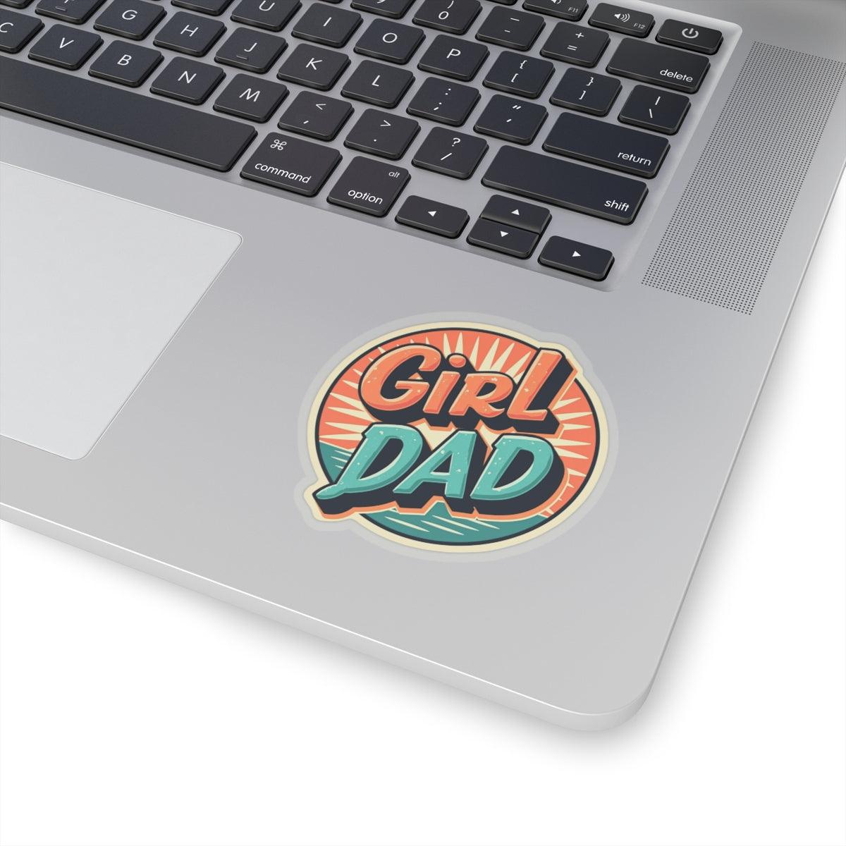 Girl Dad Sticker Durable Vinyl for Home Decor and Gifts - Even Keel LLC