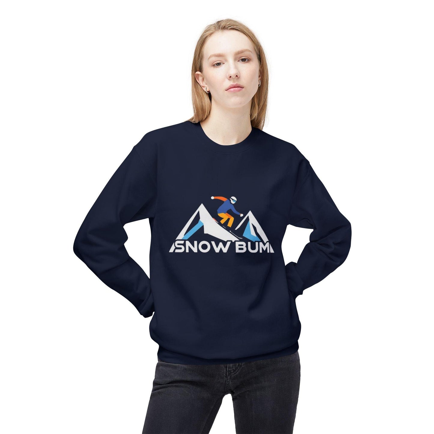 Snow Bum Sweatshirt for Winter Sports and Relaxing - Even Keel LLC