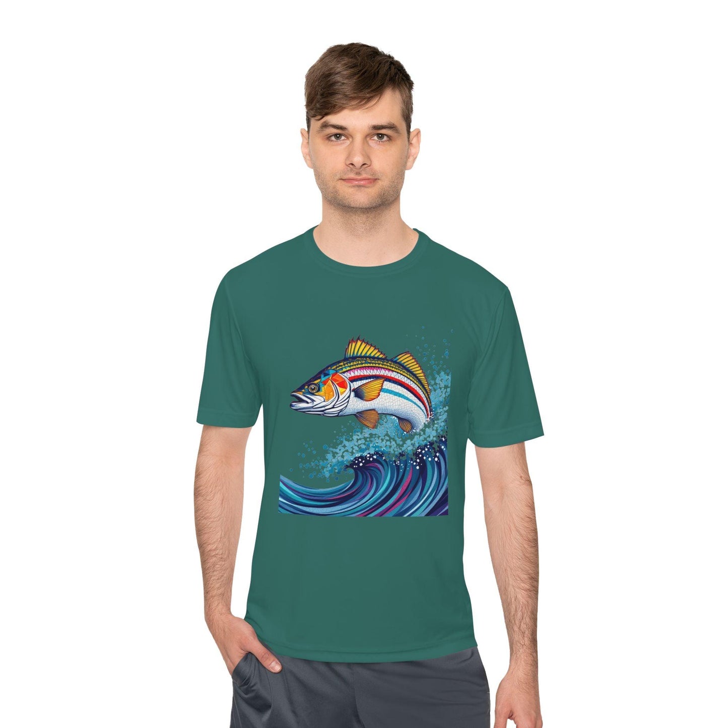 Catch of the Day Unisex Moisture Wicking Tee for Fishing - Even Keel LLC