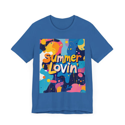 Colorful Summer Lovin' Unisex Tee for Fun Summer Days - Even Keel LLC