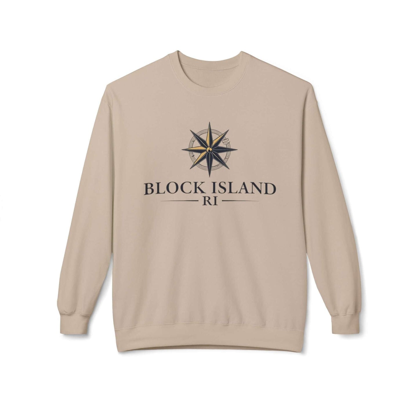 Nautical Block Island, RI Sweatshirt for Coastal Living - Even Keel LLC