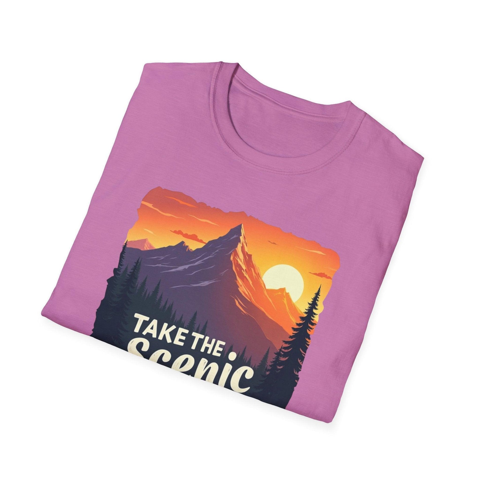 Scenic Route T-Shirt for Adventurers and Explorers Gear - Even Keel LLC