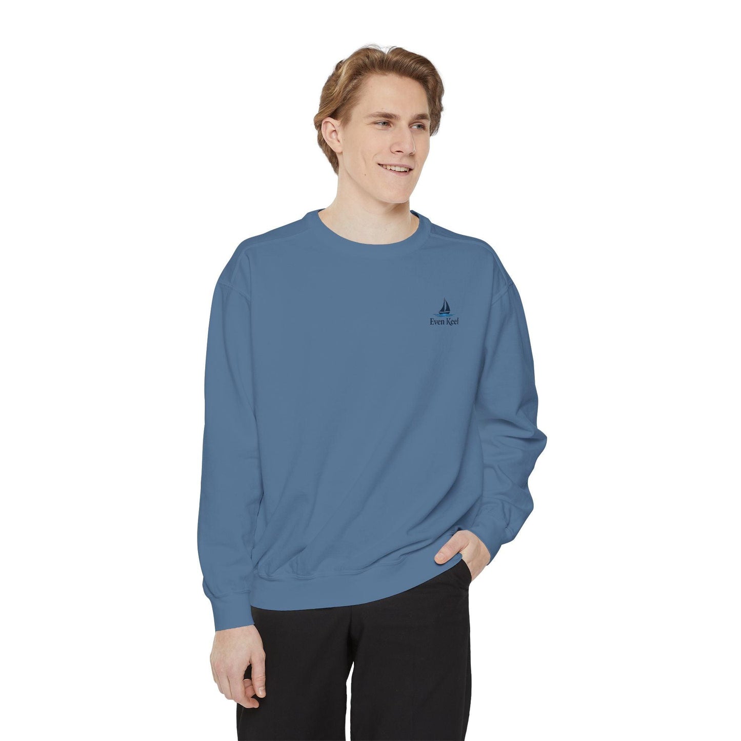 Beach Life Unisex Sweatshirt Reverse Printed for Comfort - Even Keel LLC