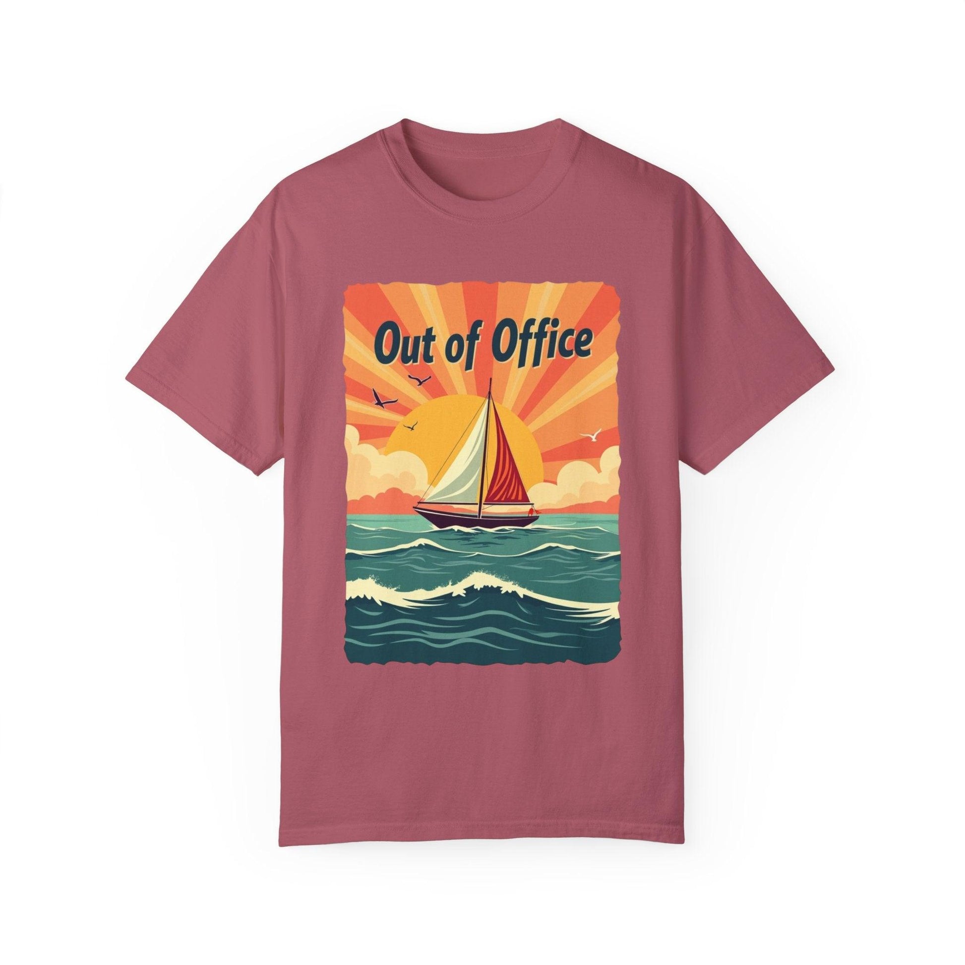 Ocean Sailing Out of Office Unisex Tee for Beach Lovers - Even Keel LLC