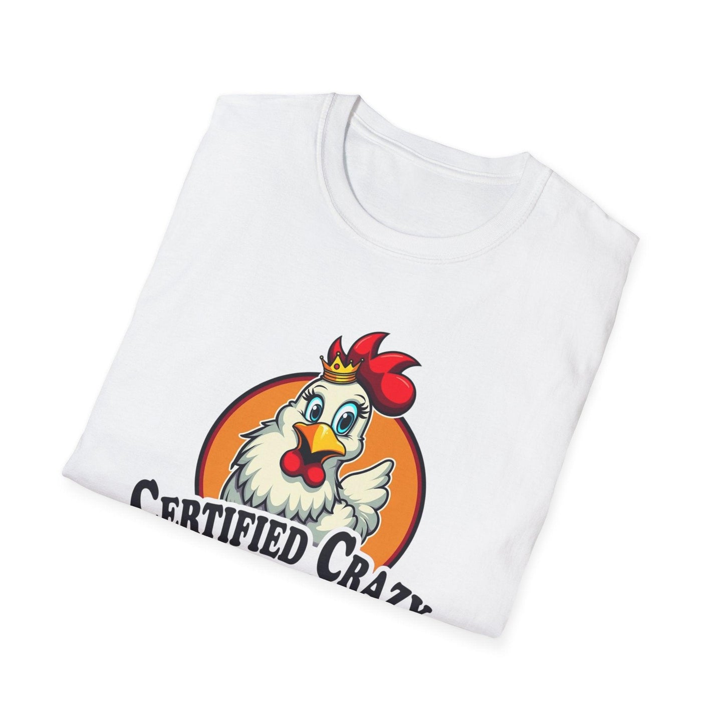 Crazy Chicken Lady T-Shirt for Quirky Chicken Lovers - Even Keel LLC