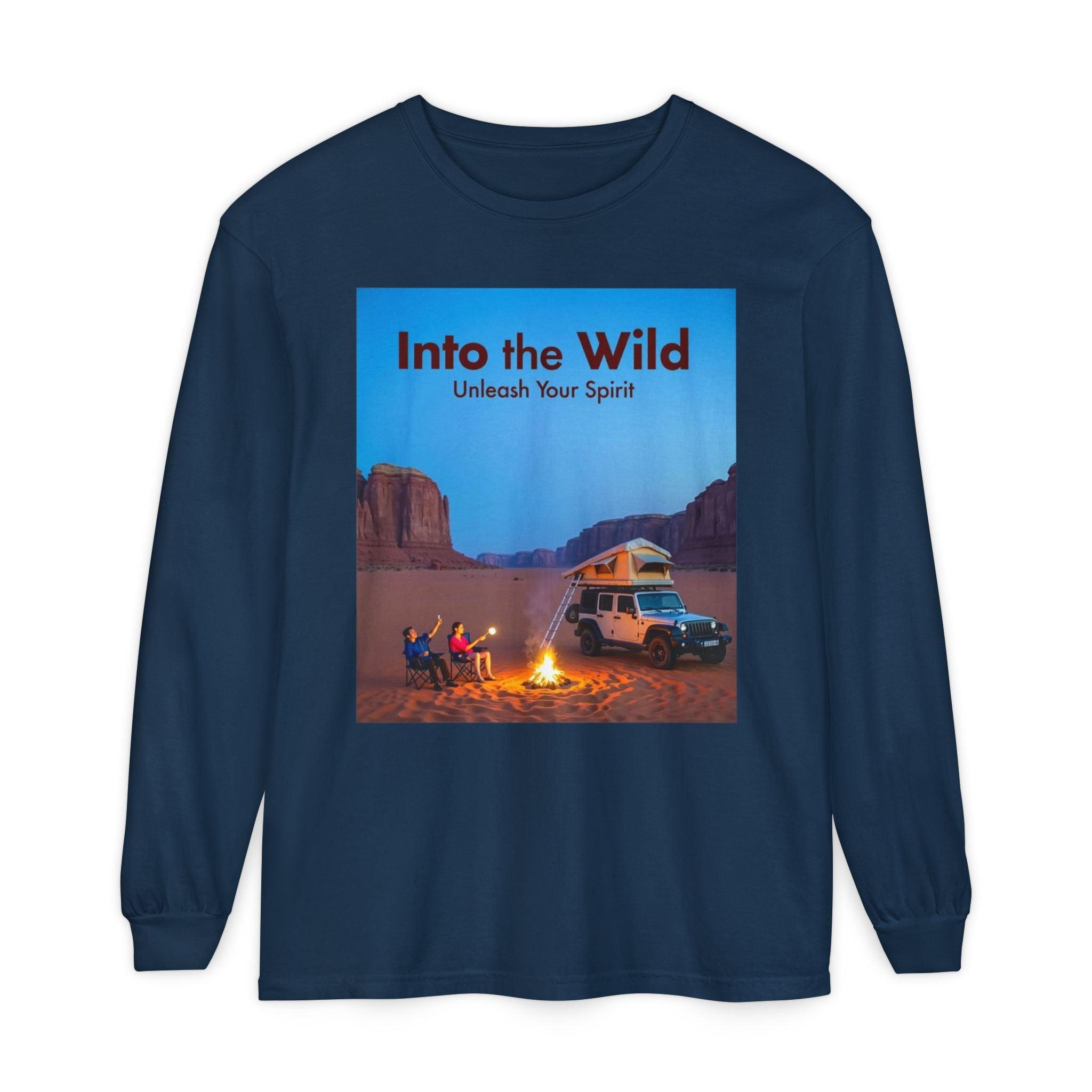 Adventure Long Sleeve T-Shirt - Unleash Your Spirit Now - Even Keel LLC