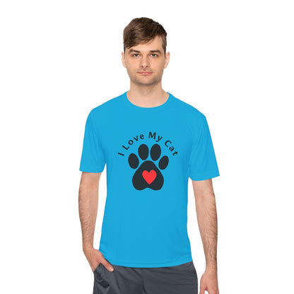 Moisture-Wicking Cat Lover T-Shirt Lightweight Sports Apparel - Even Keel LLC