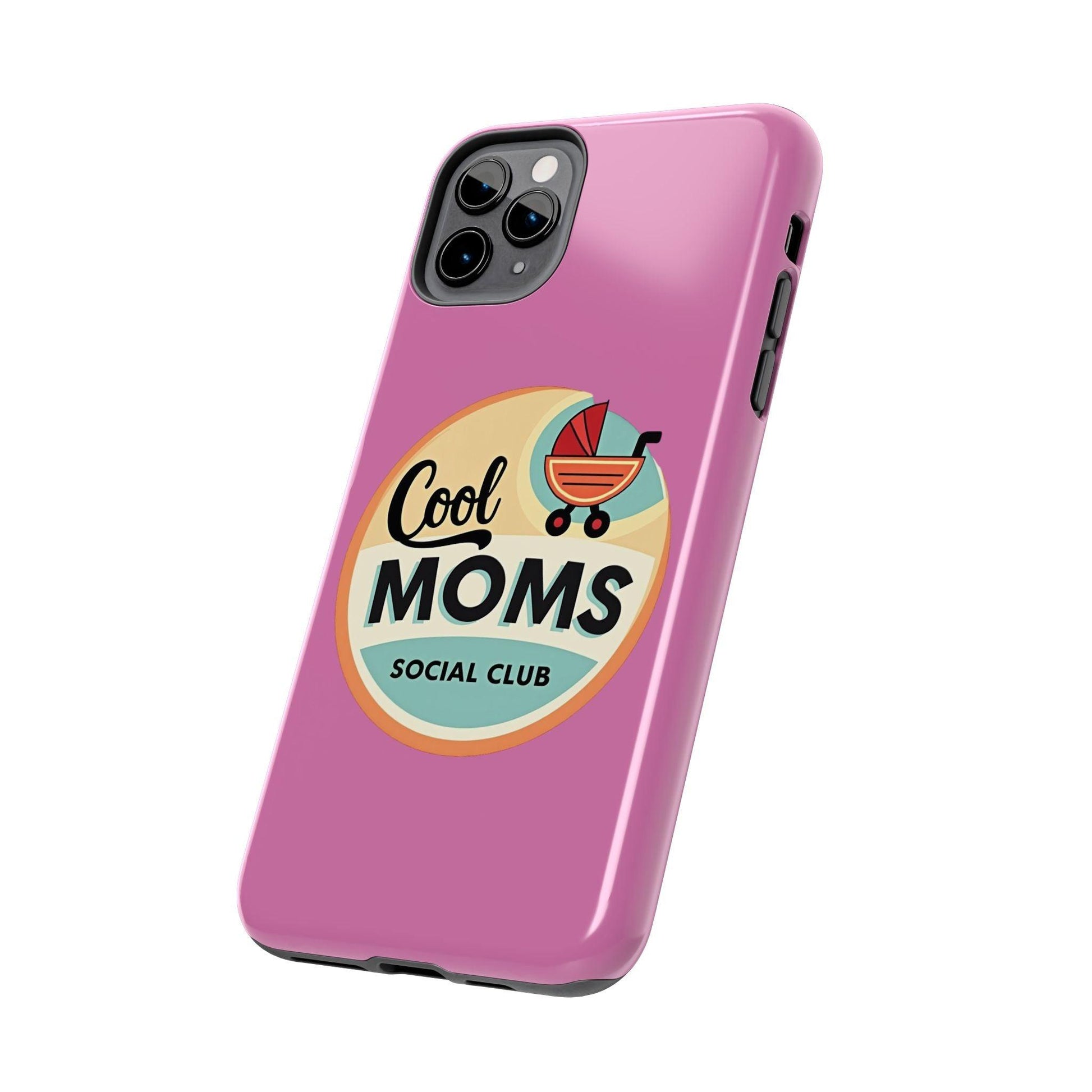 Retro Cool Moms Social Club Tough Phone Cases for Phones - Even Keel LLC