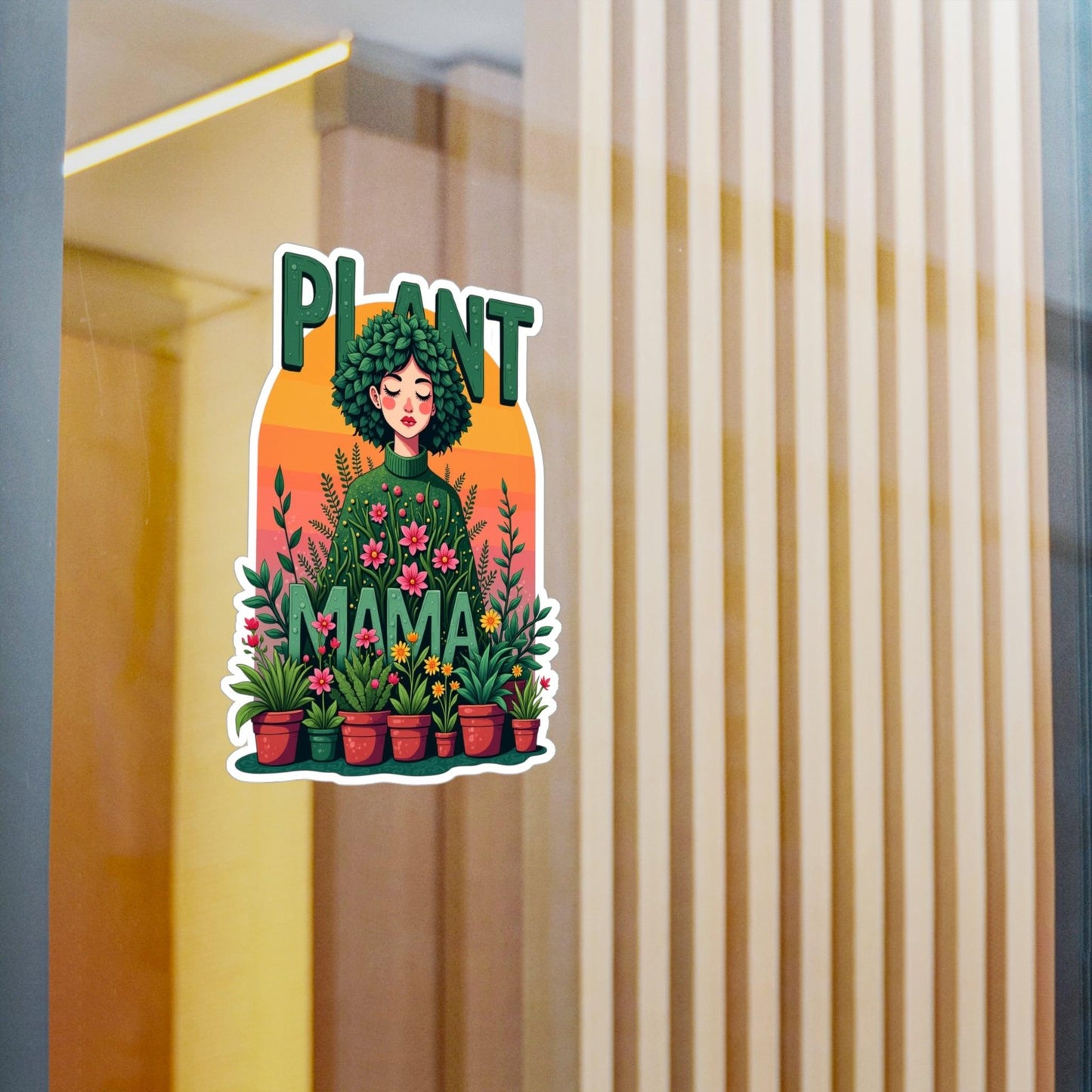 Plant Mama Decal - High Quality Vinyl Sticker Art - Even Keel LLC