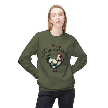 Mistoe Chicken Fleece Crewneck Sweatshirt for Cozy Comfort - Even Keel LLC