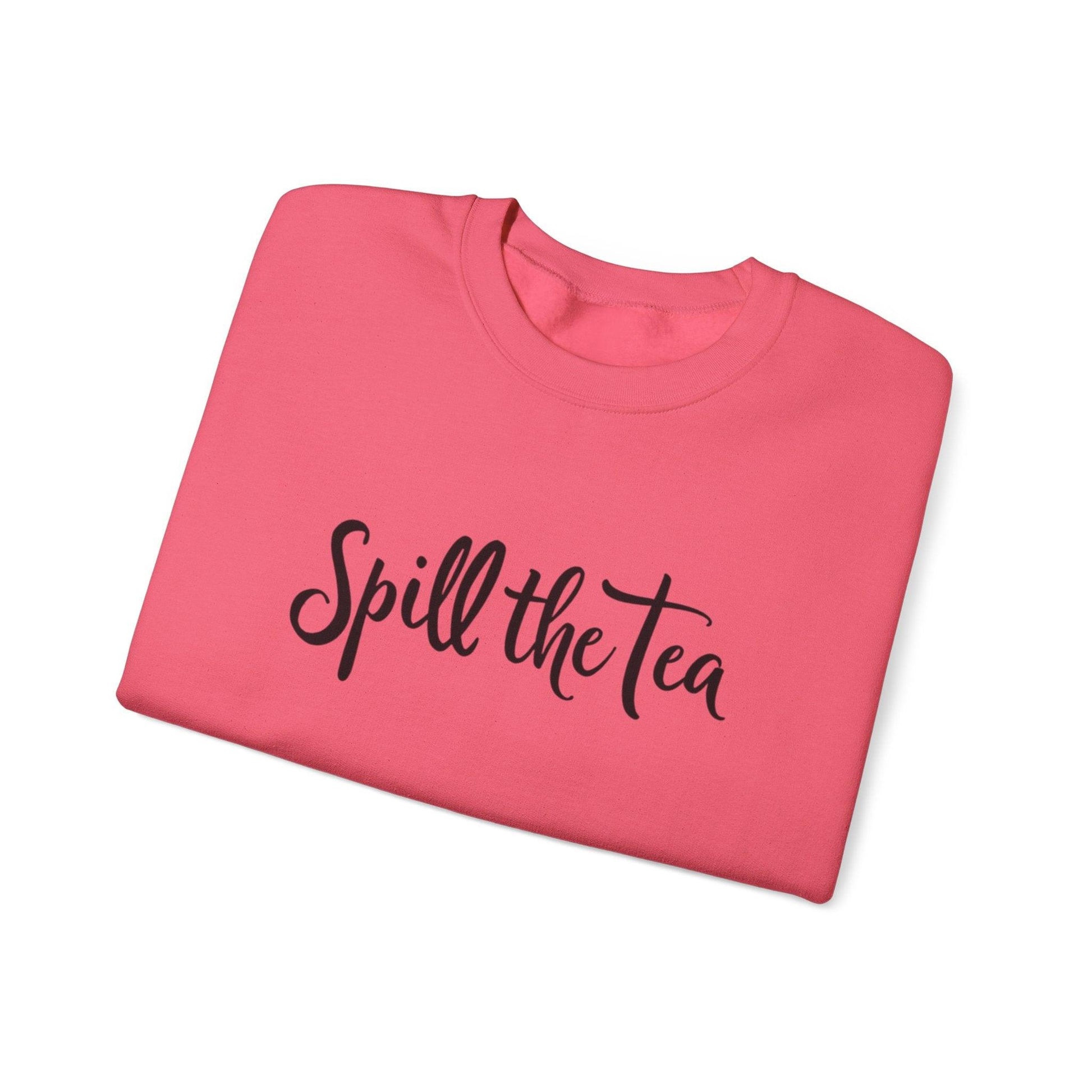 Spill the Tea Sweatshirt for Cozy Casual Style.