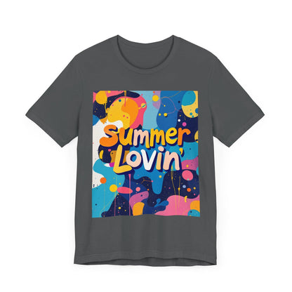 Colorful Summer Lovin' Unisex Tee for Fun Summer Days - Even Keel LLC