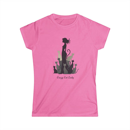 Women's Tee - Crazy Cat Lady Design for Cat Lovers - Even Keel LLC