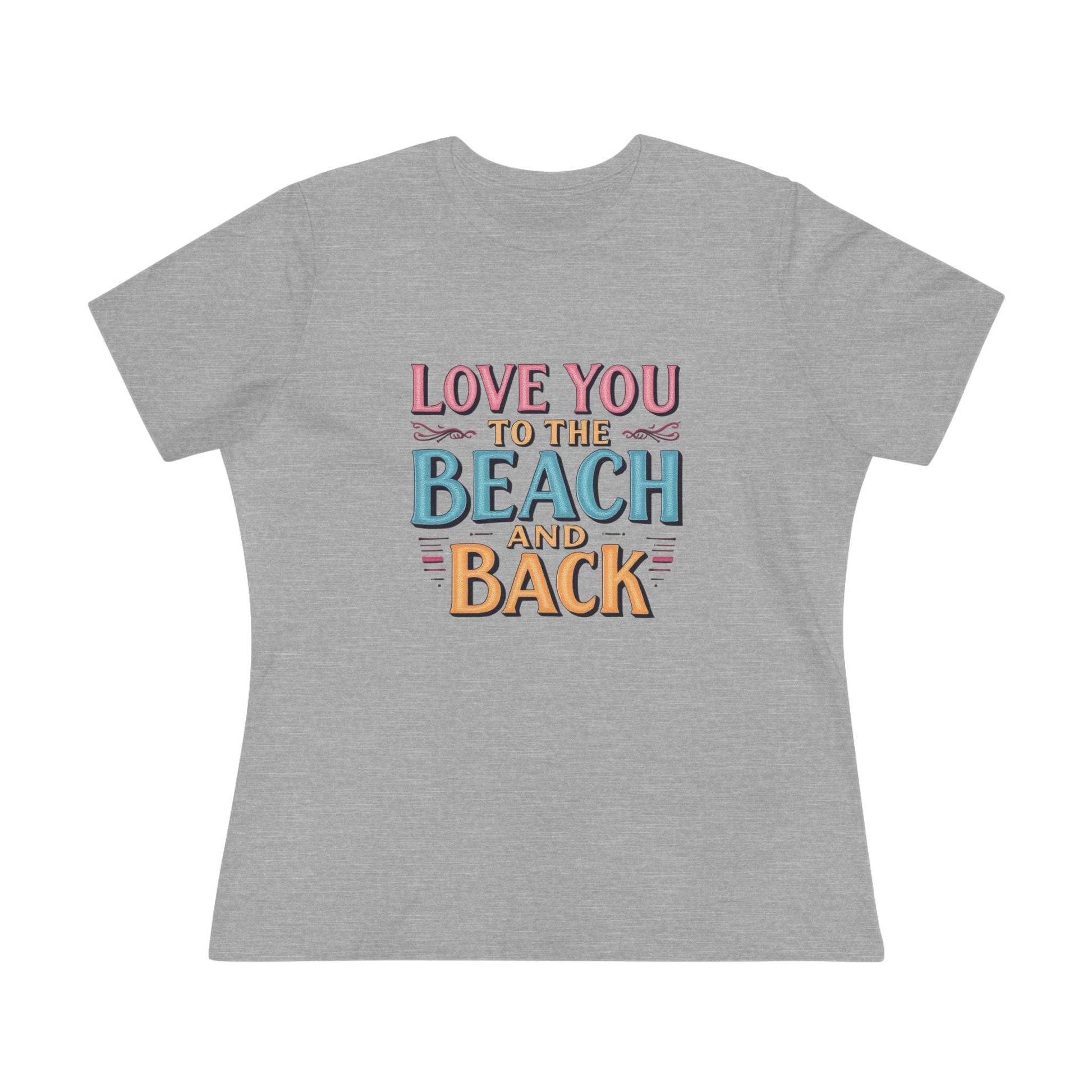 Women's Beach Lovers Cotton Tee - Love You to the Beach - Even Keel LLC