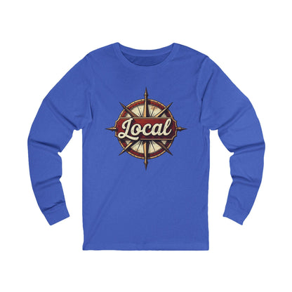 Long Sleeve Tee "LOCAL" Unisex Casual Wear for All - Even Keel LLC