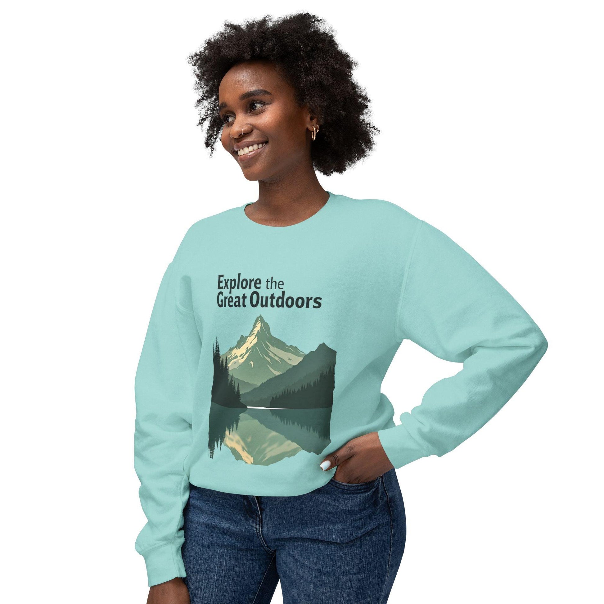 Outdoor Reflections Sweatshirt for Nature Lovers and Adventurers - Even Keel LLC