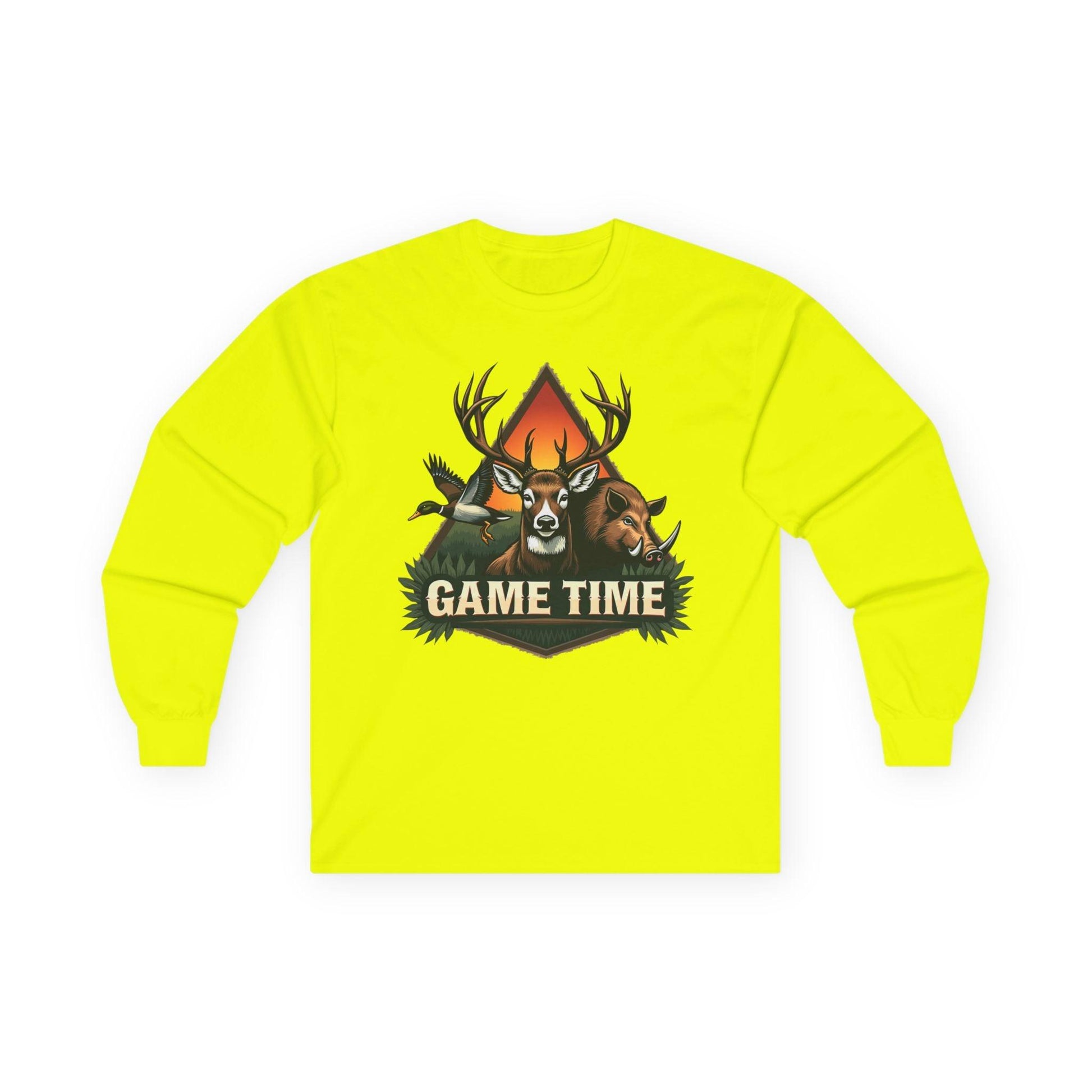 Long Sleeve Tee Game Time Trio Hunting Shirt for Outdoor Fun - Even Keel LLC