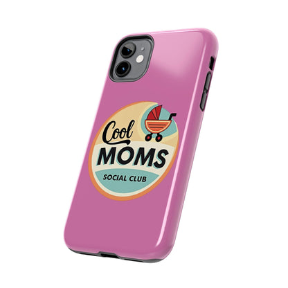 Retro Cool Moms Social Club Tough Phone Cases for Phones - Even Keel LLC