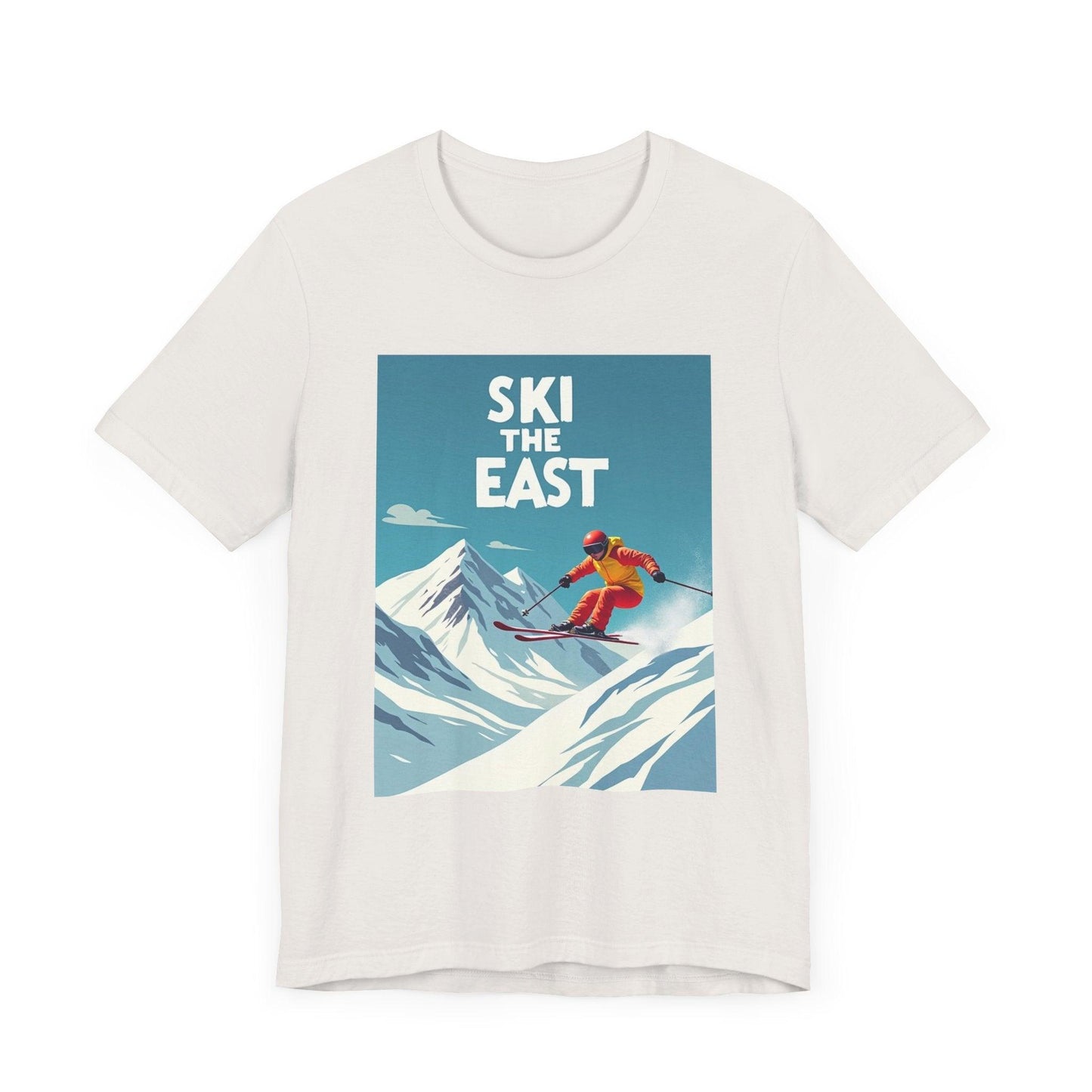 Ski The East Skiing T-Shirt for Outdoor Adventure Wear - Even Keel LLC