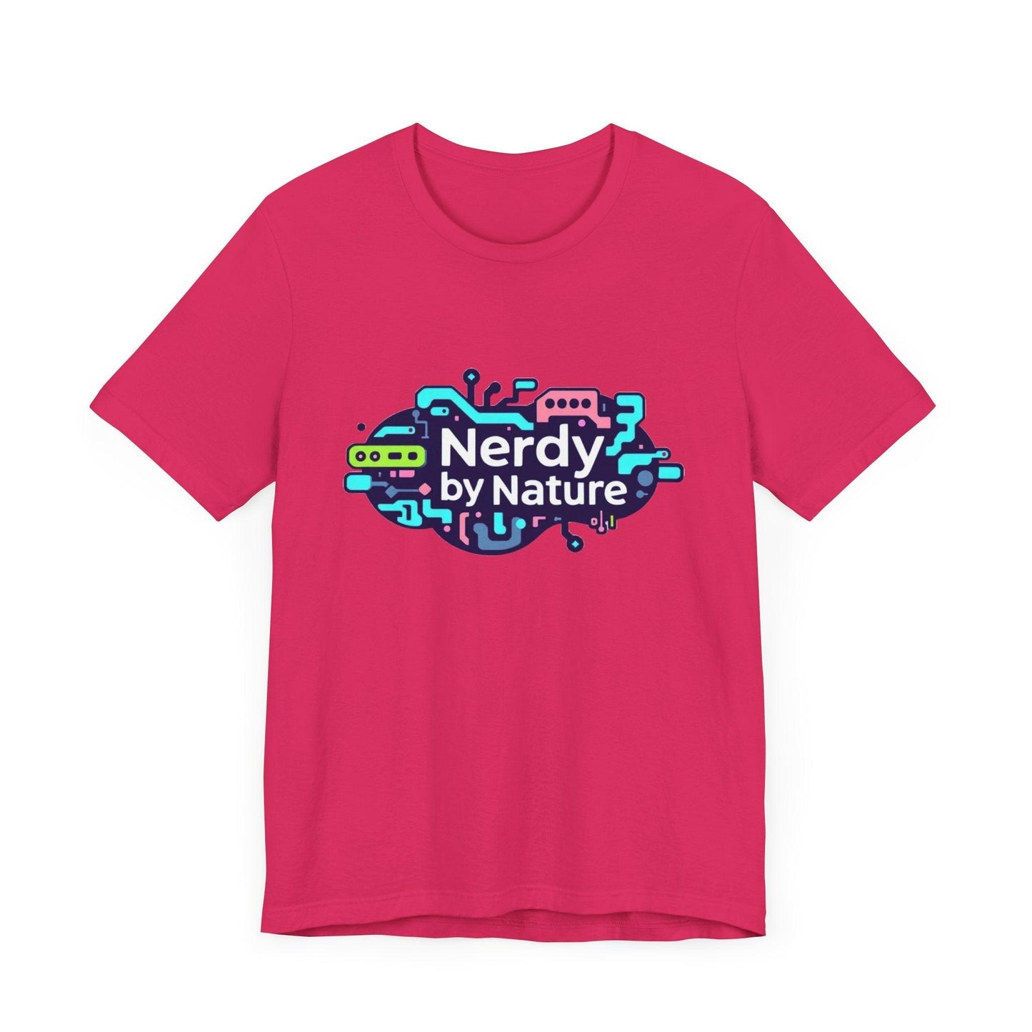 Nerdy by Nature Unisex Tee - Fun Geeky Graphic T-Shirt for Casual Wear - Even Keel LLC