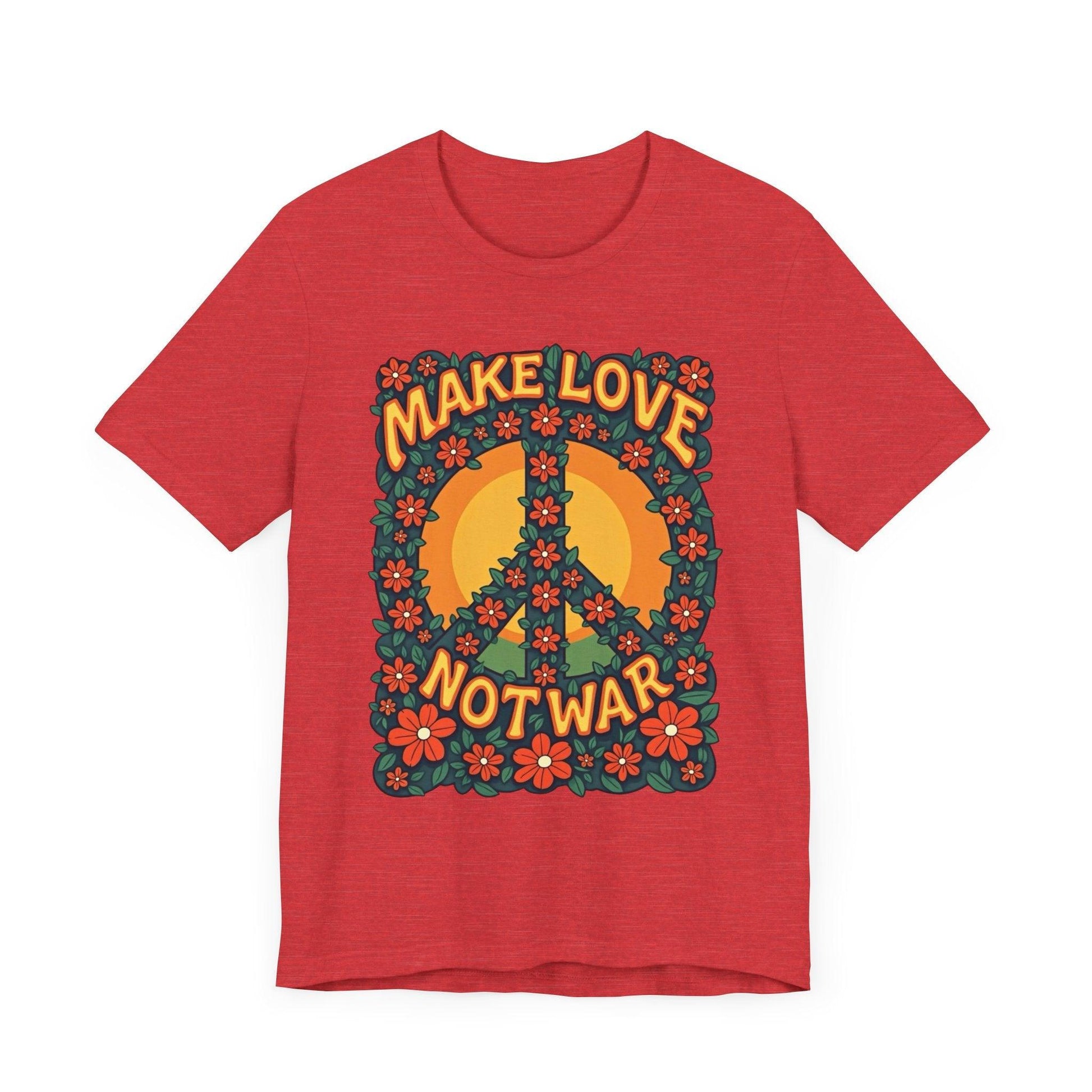 Peace Sign T-Shirt for Love and Unity in Any Size - Even Keel LLC