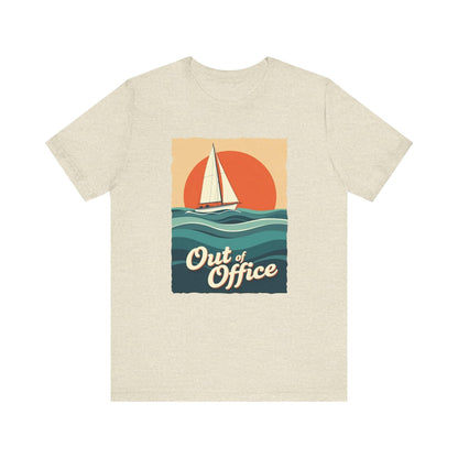 Sailing Tee - Out of Office Design for Summer Fun - Even Keel LLC