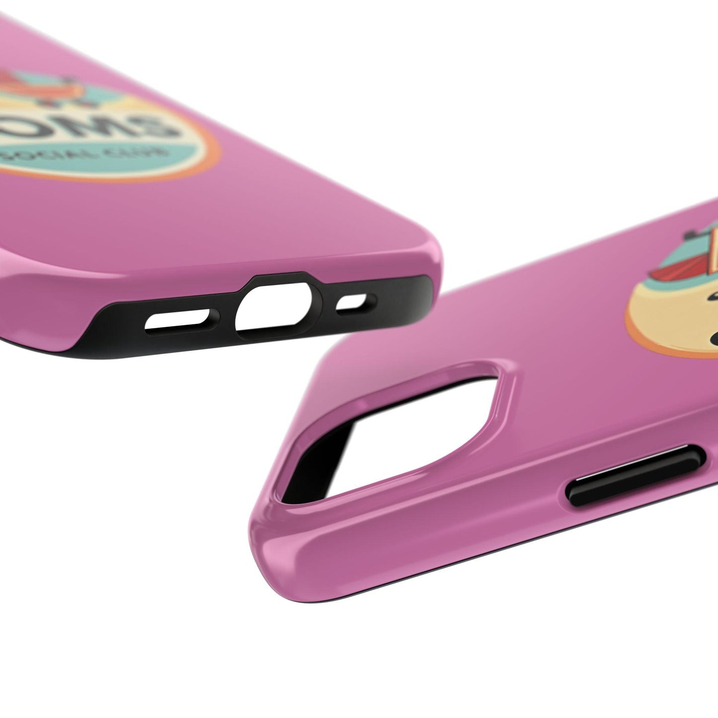 Retro Cool Moms Social Club Tough Phone Cases for Phones - Even Keel LLC