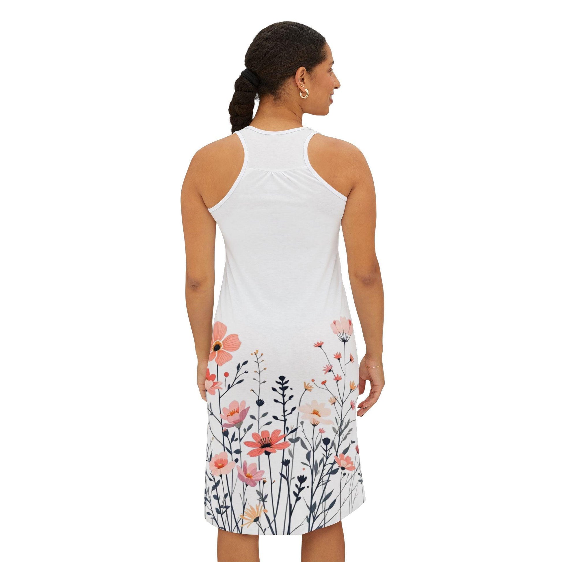 Floral Women's Racerback Dress - Perfect for Spring Style - Even Keel LLC