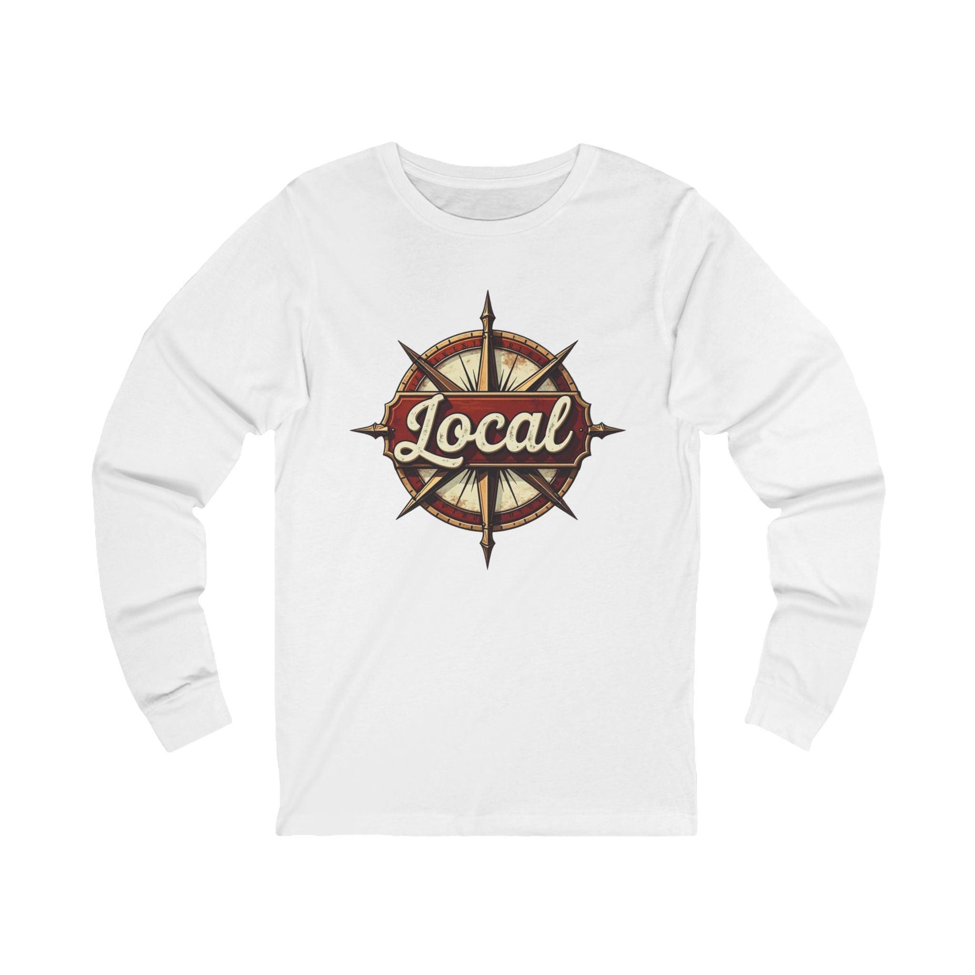 Long Sleeve Tee "LOCAL" Unisex Casual Wear for All - Even Keel LLC