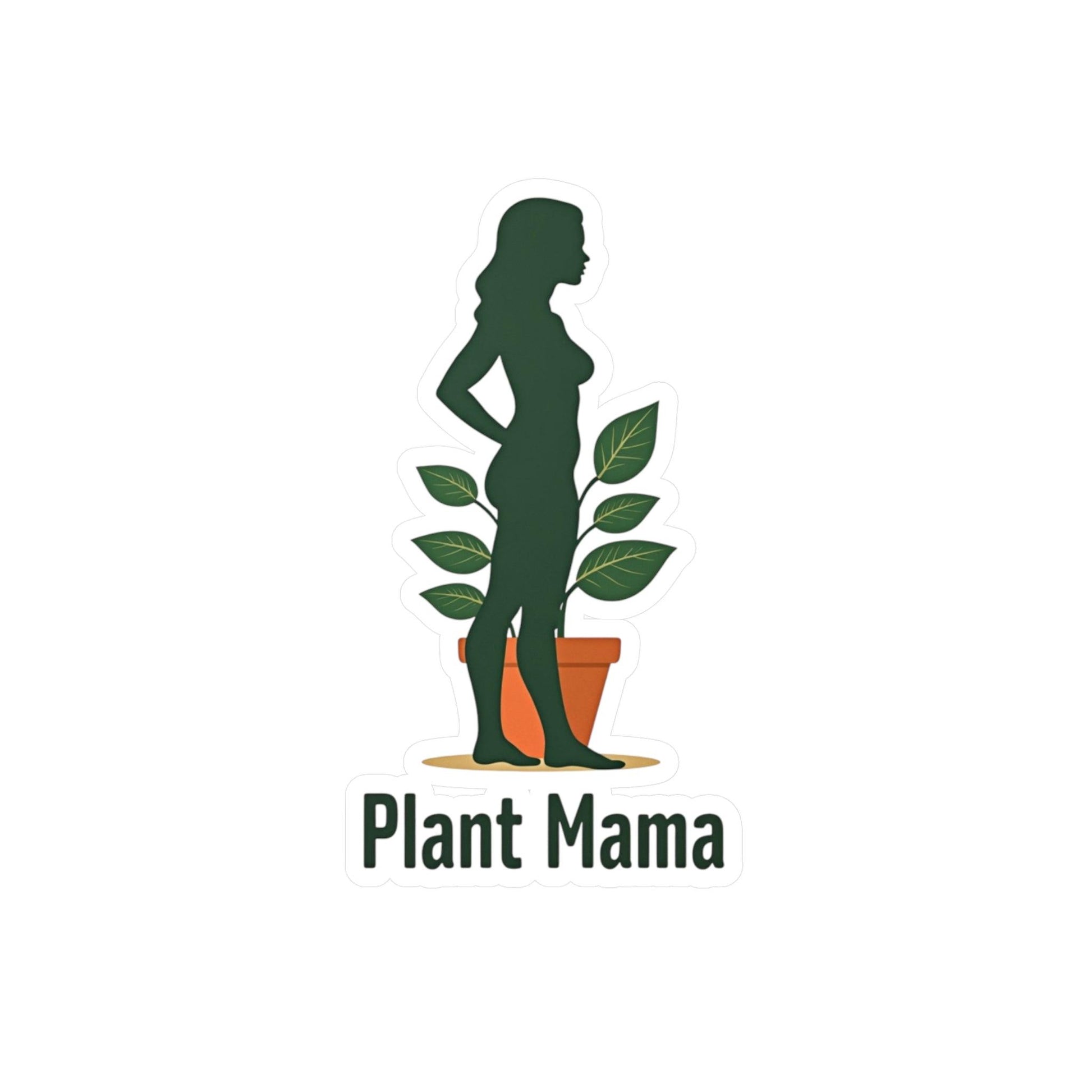 Curvy Plant Mom Decal for Stylish Home Decor - Even Keel LLC