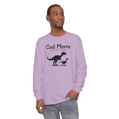 Dinosaur Long Sleeve T-Shirt for Cool Moms Social Club - Even Keel LLC