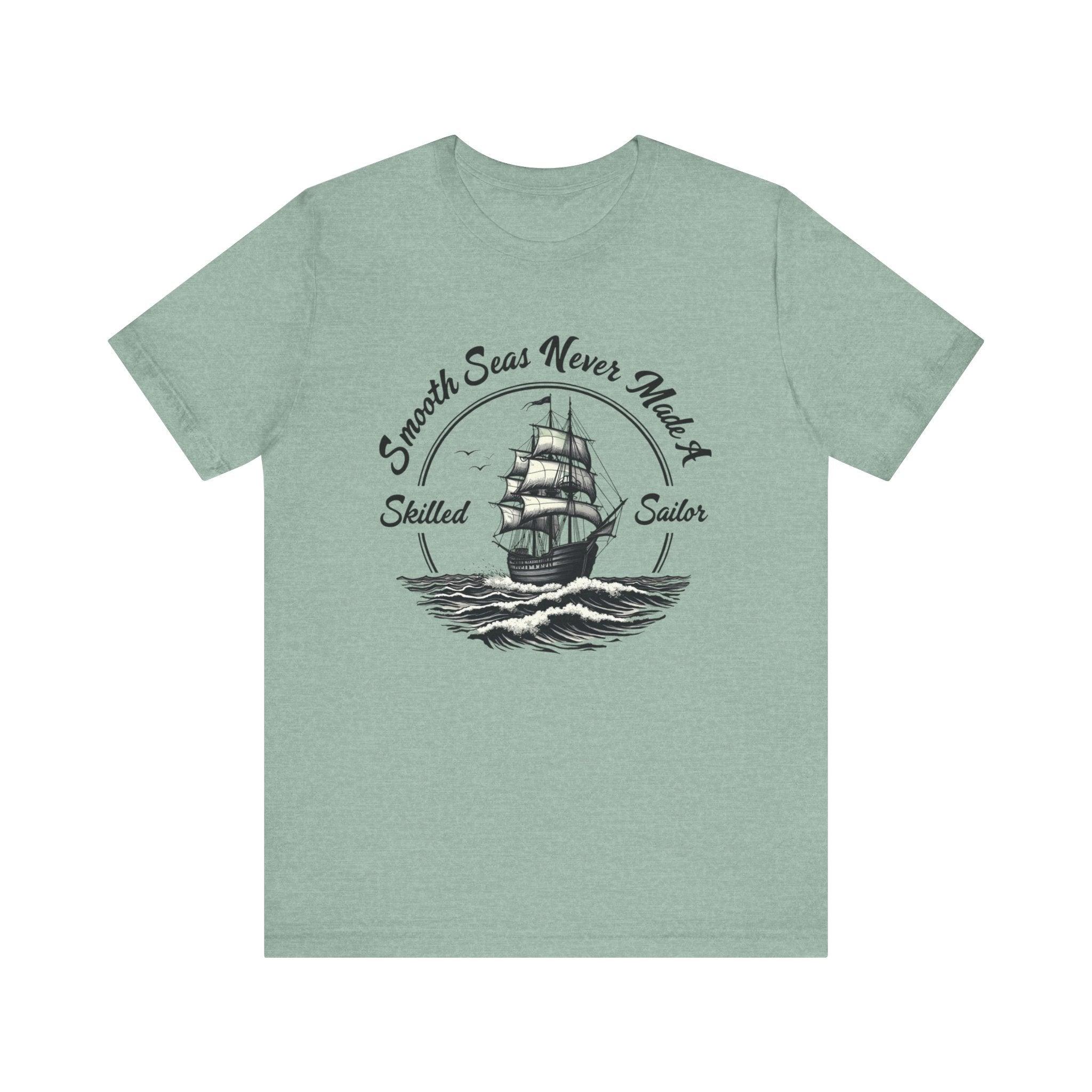 Unisex Sailor Tee - Smooth Seas for Summer Casual Style - Even Keel LLC