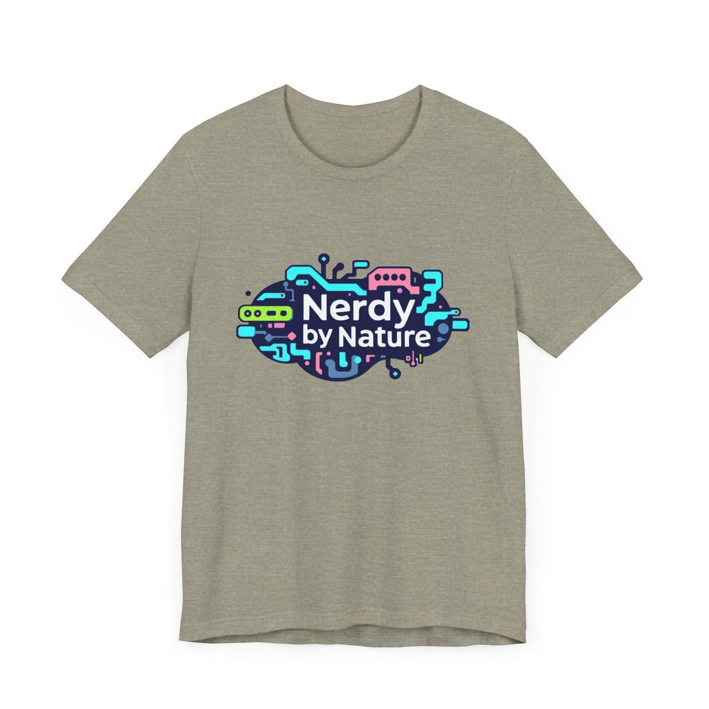 Nerdy by Nature Unisex Tee - Fun Geeky Graphic T-Shirt for Casual Wear - Even Keel LLC