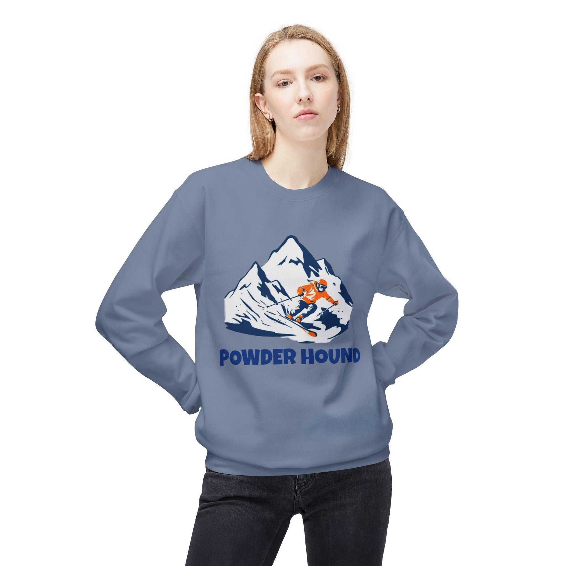 Powder Hound Sweatshirt for Winter Sports Lovers Comfort - Even Keel LLC