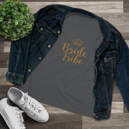 Women's Cotton Tee - Bride Tribe T-Shirt for Bachelorette Party - Even Keel LLC