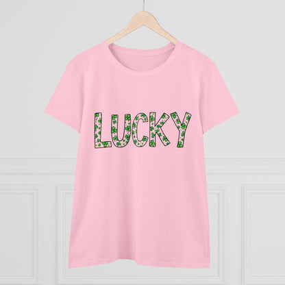 Women's Tee Lucky Shamrock Shirt for St. Patrick's Day Fun - Even Keel LLC