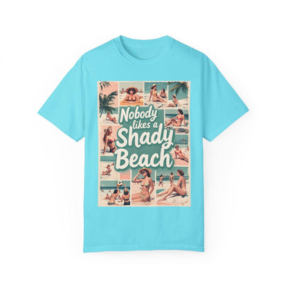 Retro Beach T-Shirt - Nobody Likes a Shady Beach Tee - Even Keel LLC