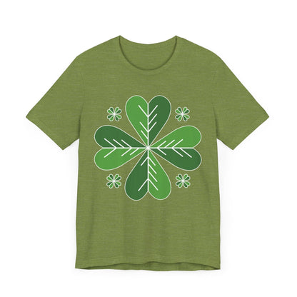 Trippy Celtic Shamrock Tee for Unique Irish Style - Even Keel LLC