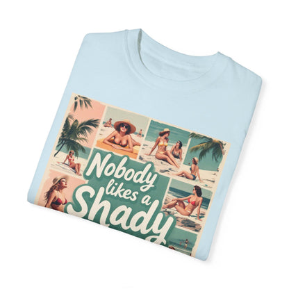 Retro Beach T-Shirt - Nobody Likes a Shady Beach Tee - Even Keel LLC