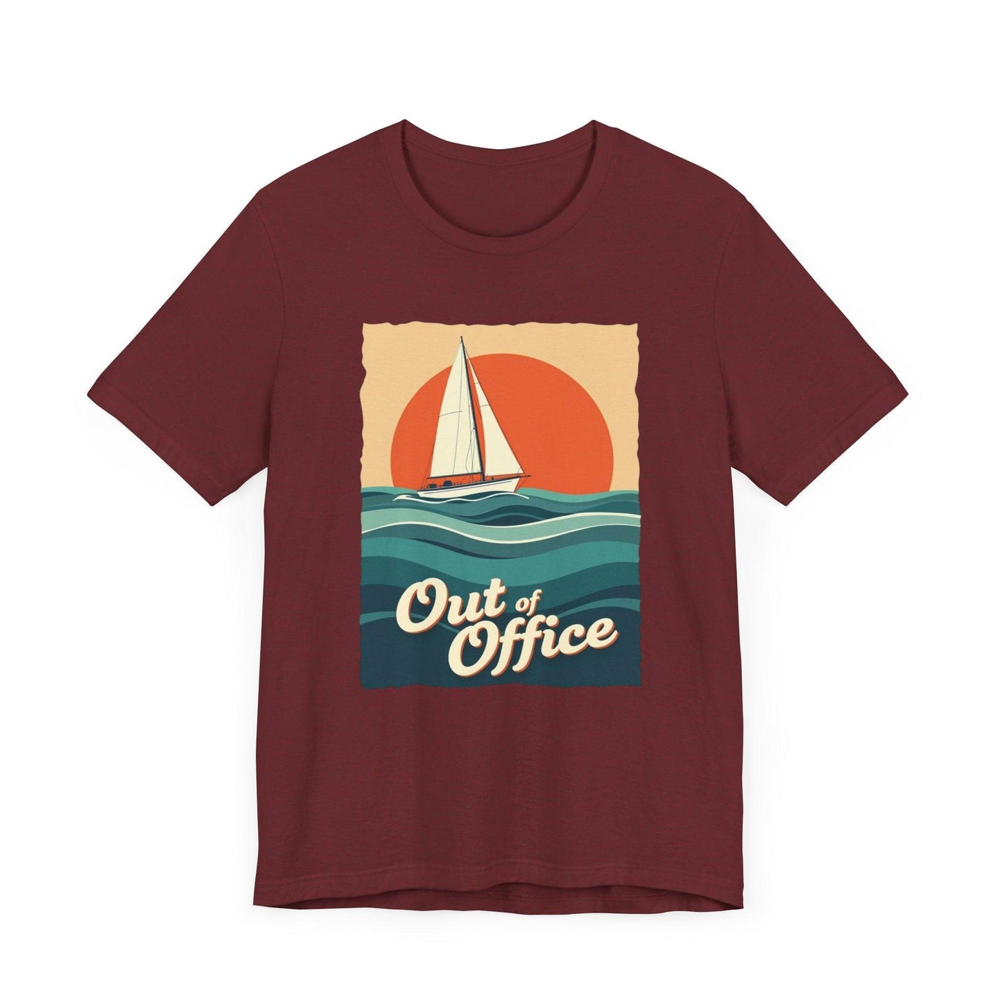 Sailing Tee - Out of Office Design for Summer Fun - Even Keel LLC