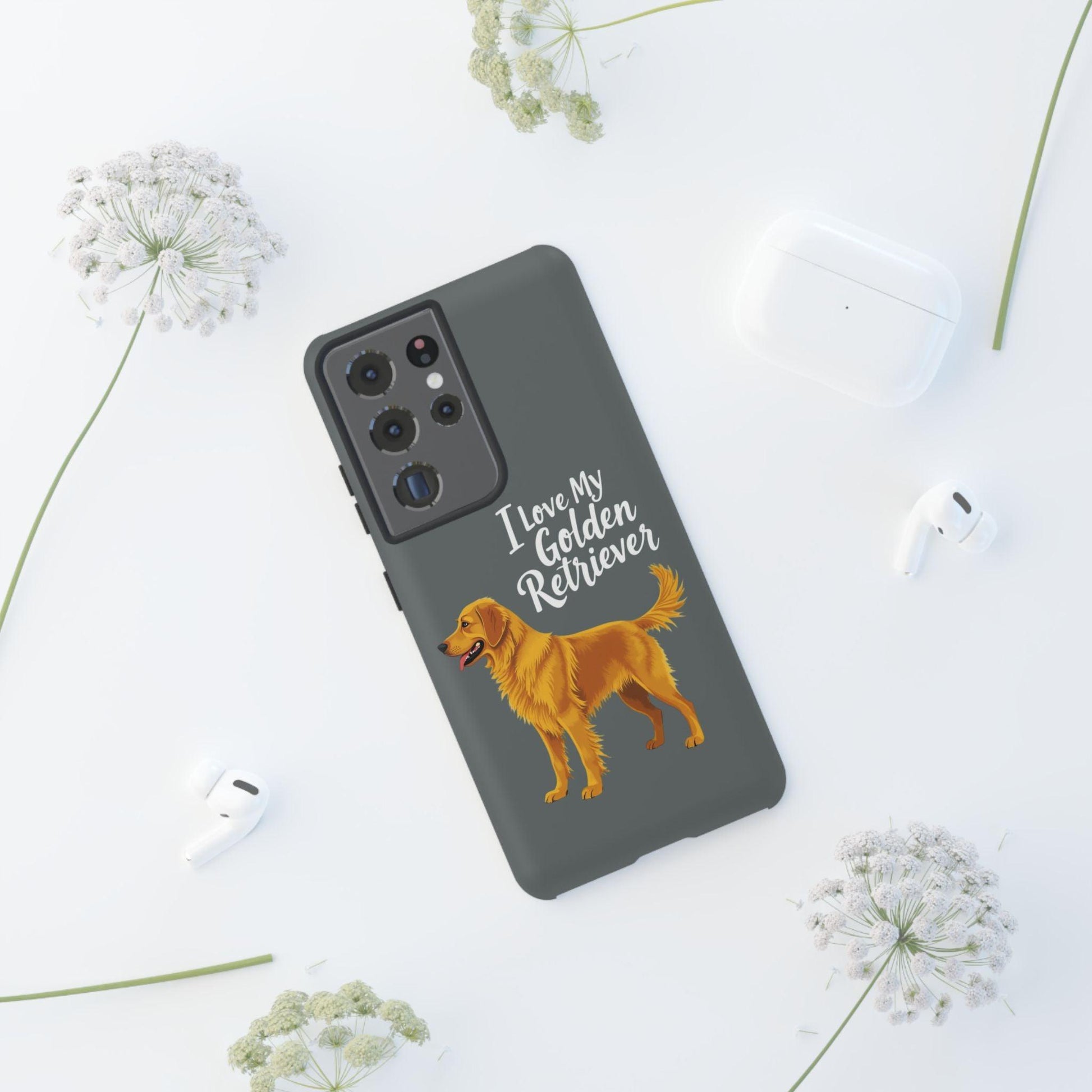 Phone Case I Love My Golden Retriever For Dog Lovers Style - Even Keel LLC